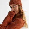 Woman Seed Heritage Hats & Gloves-Pom Pom Beanie