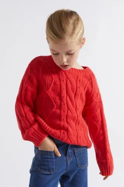 Girl Seed Heritage Knitwear & Sweaters-Pompom Cable Knit
