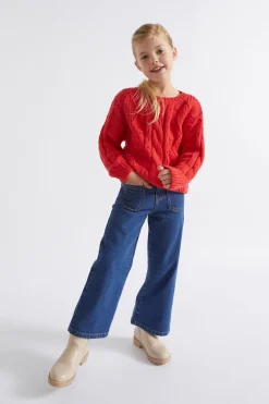 Girl Seed Heritage Knitwear & Sweaters-Pompom Cable Knit