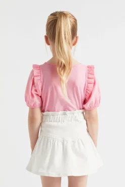 Girl Seed Heritage T-Shirts & Tops-Puff Sleeve Tee