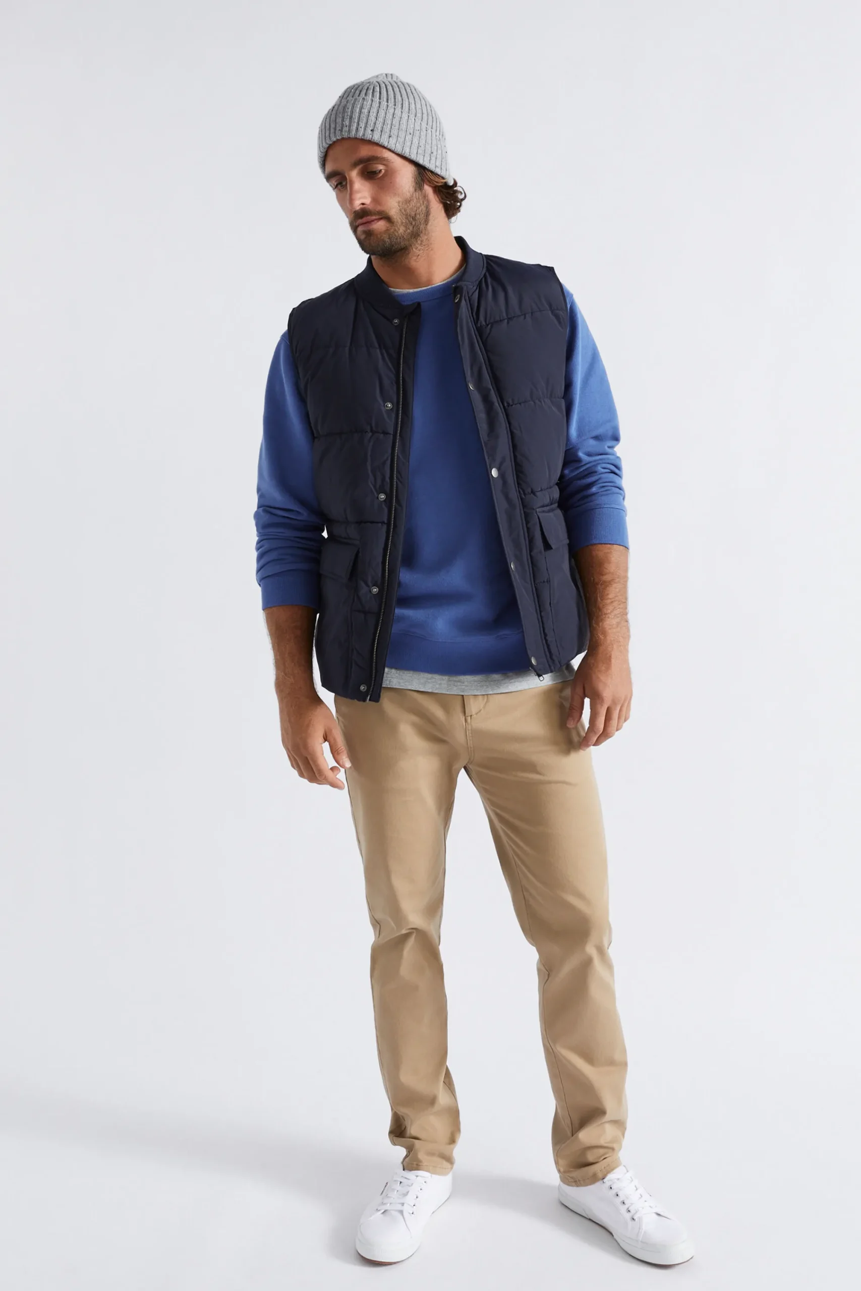 Man Seed Heritage Jackets & Vests-Puffer Vest