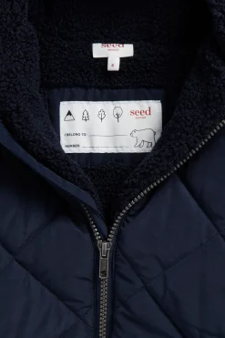 Boy Seed Heritage Jackets & Vests-Quilted Anorak