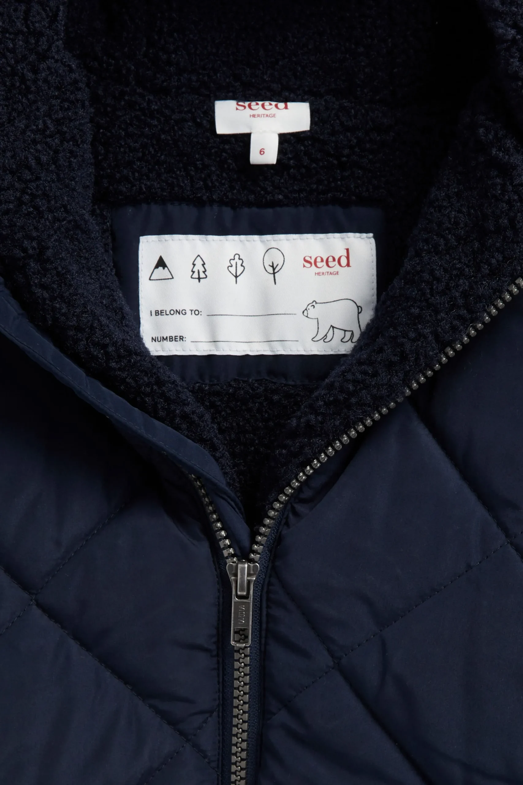 Boy Seed Heritage Jackets & Vests-Quilted Anorak