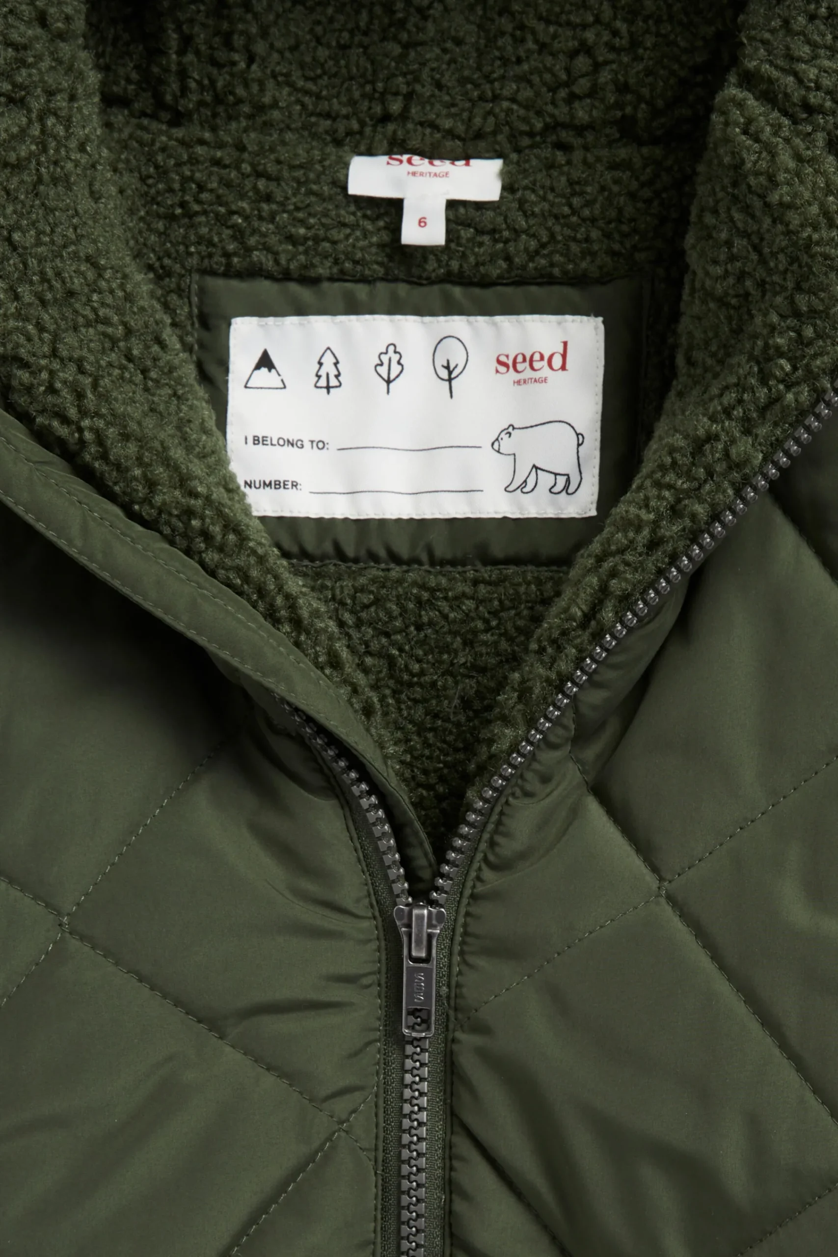 Boy Seed Heritage Jackets & Vests-Quilted Anorak