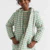 Girl Seed Heritage Jackets & Vests-Quilted Gingham Anorak