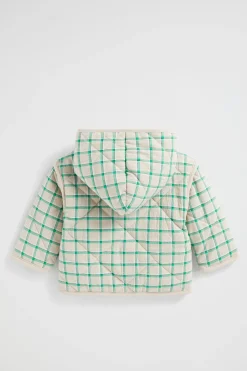 Baby Girl Seed Heritage Jackets & Vests-Quilted Gingham Jacket