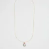 Girl Seed Heritage Jewellery-Rainbow Diamante Initial Necklace