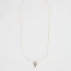 Girl Seed Heritage Jewellery-Rainbow Diamante Initial Necklace