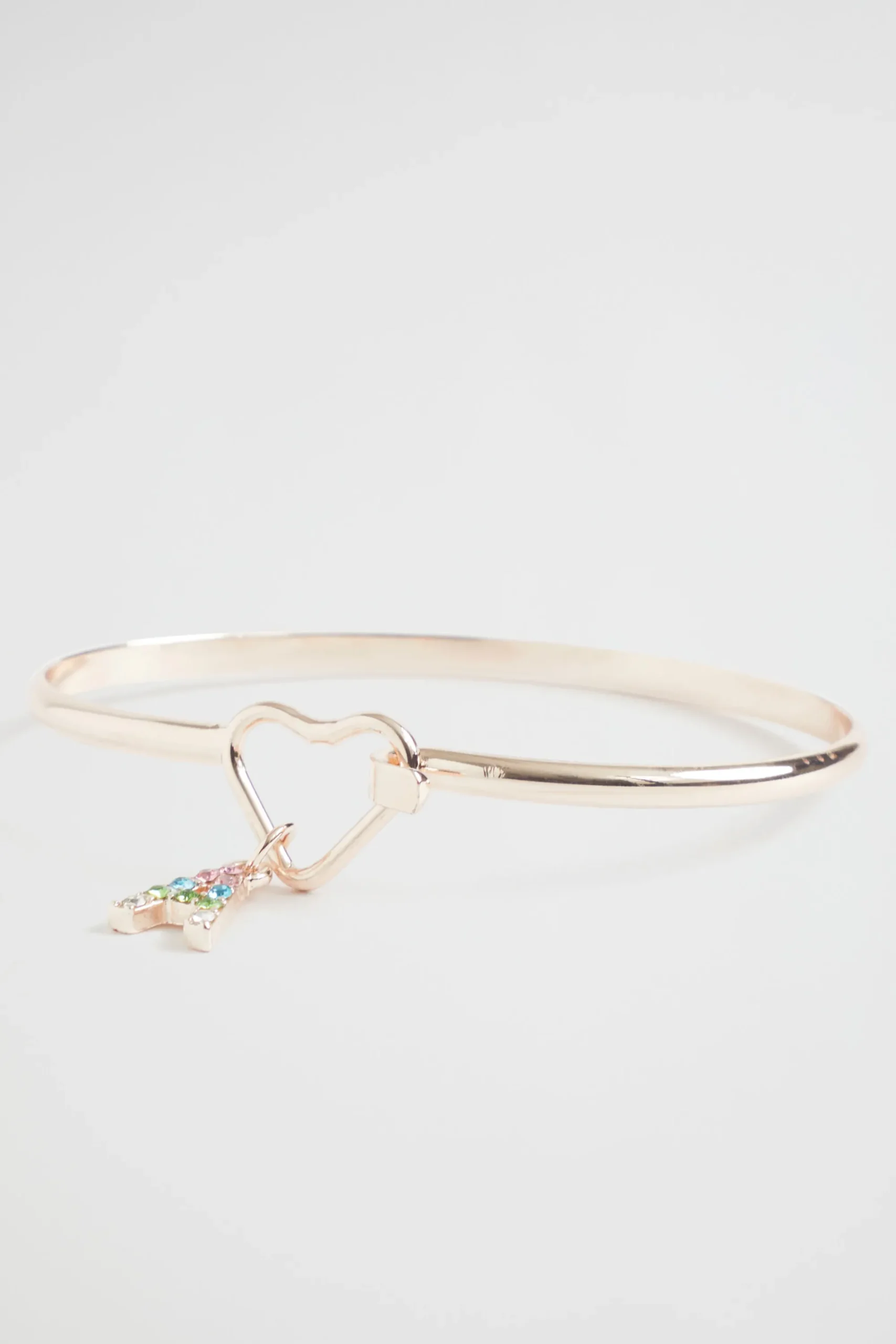 Girl Seed Heritage Jewellery-Rinbow Dimnte Initil Bngle