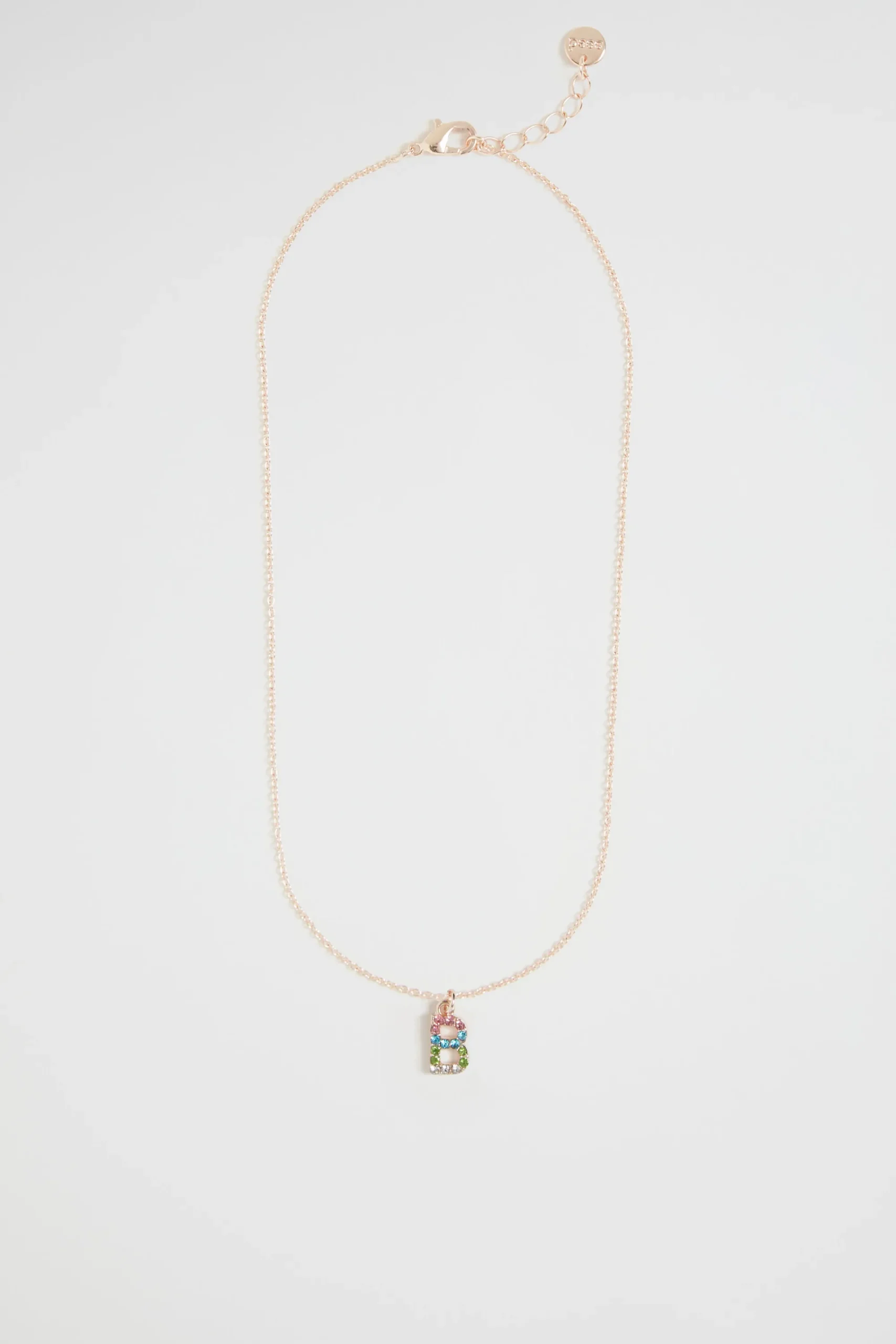 Girl Seed Heritage Jewellery-Rainow Diamante Initial Necklace