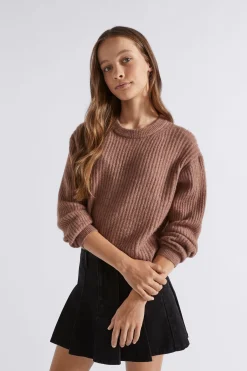 Teen Girl Seed Heritage Knitwear & Sweaters-Relaxed Rib Knit