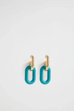 Woman Seed Heritage Jewellery-Resin Link Hoop