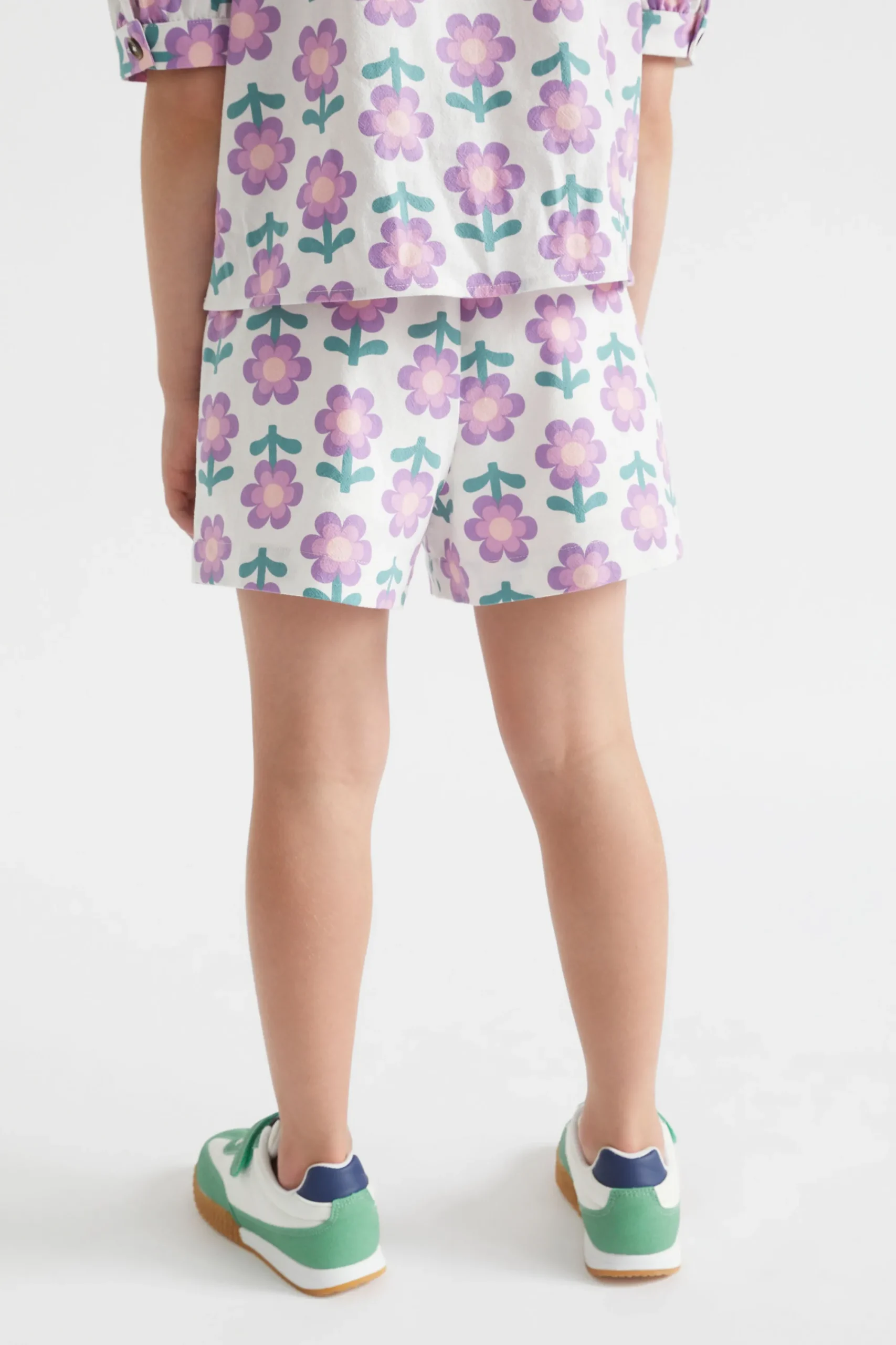 Girl Seed Heritage Shorts-Retro Floral Shorts