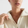 Woman Seed Heritage Knitwear & Sweaters-Reverse Terry Zip Thru Sweat