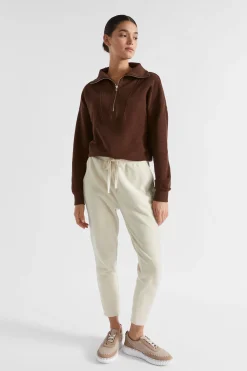 Woman Seed Heritage Knitwear & Sweaters-Reverse Terry Zip Thru Sweat