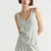 Seed Heritage Sleepwear-Rib Jersey Sleep Tank