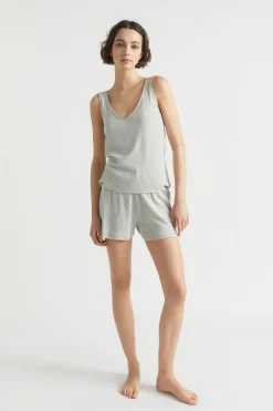 Seed Heritage Sleepwear-Rib Jersey Sleep Tank