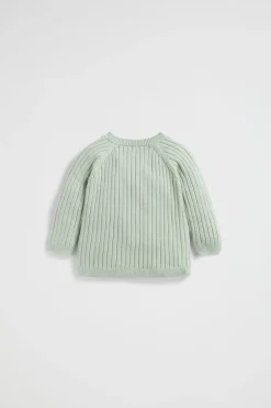 Newborn Seed Heritage Knitwear & Sweaters-Rib Knit Cardigan