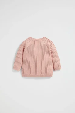 Newborn Seed Heritage Knitwear & Sweaters-Rib Knit Cardigan