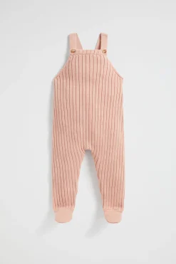 Newborn Seed Heritage Knitwear & Sweaters-Rib Knit Overall