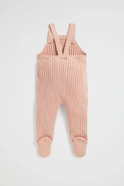 Newborn Seed Heritage Knitwear & Sweaters-Rib Knit Overall