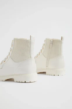 Girl Seed Heritage Boots-Rib Panel Hiking Boot