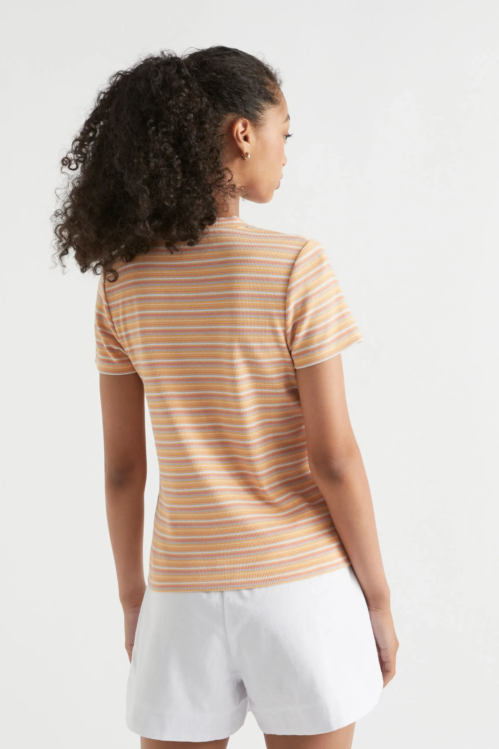 Teen Girl Seed Heritage T-Shirts & Tops-Rib Stripe Tee