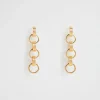 Woman Seed Heritage Jewellery-Ridged Drop Earring