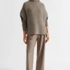 Woman Seed Heritage Scarves & Kaftans-Roll Neck Poncho