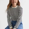 Teen Girl Seed Heritage T-Shirts & Tops-Rugby Stripe Tee
