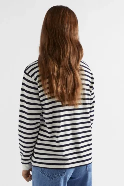 Teen Girl Seed Heritage T-Shirts & Tops-Rugby Stripe Tee