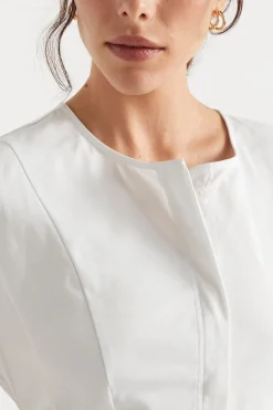 Woman Seed Heritage Dresses-Sateen Full Hem Midi Dress