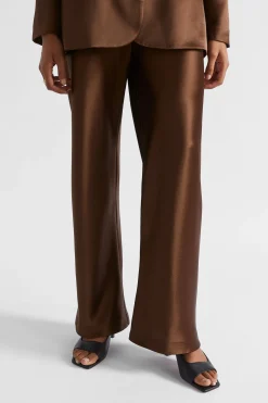 Woman Seed Heritage Pants-Satin Bias Cut Pant