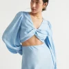 Woman Seed Heritage T-Shirts & Tops-Satin Twist Top