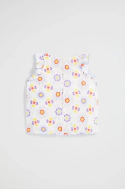 Baby Girl Seed Heritage T-Shirts & Tops-Scalloped Top