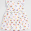 Baby Girl Seed Heritage Dresses-Scalloped Yardage Dress