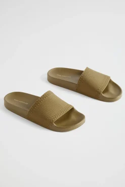 Woman Seed Heritage Sandals & Thongs-Seed Knit Pool Slide