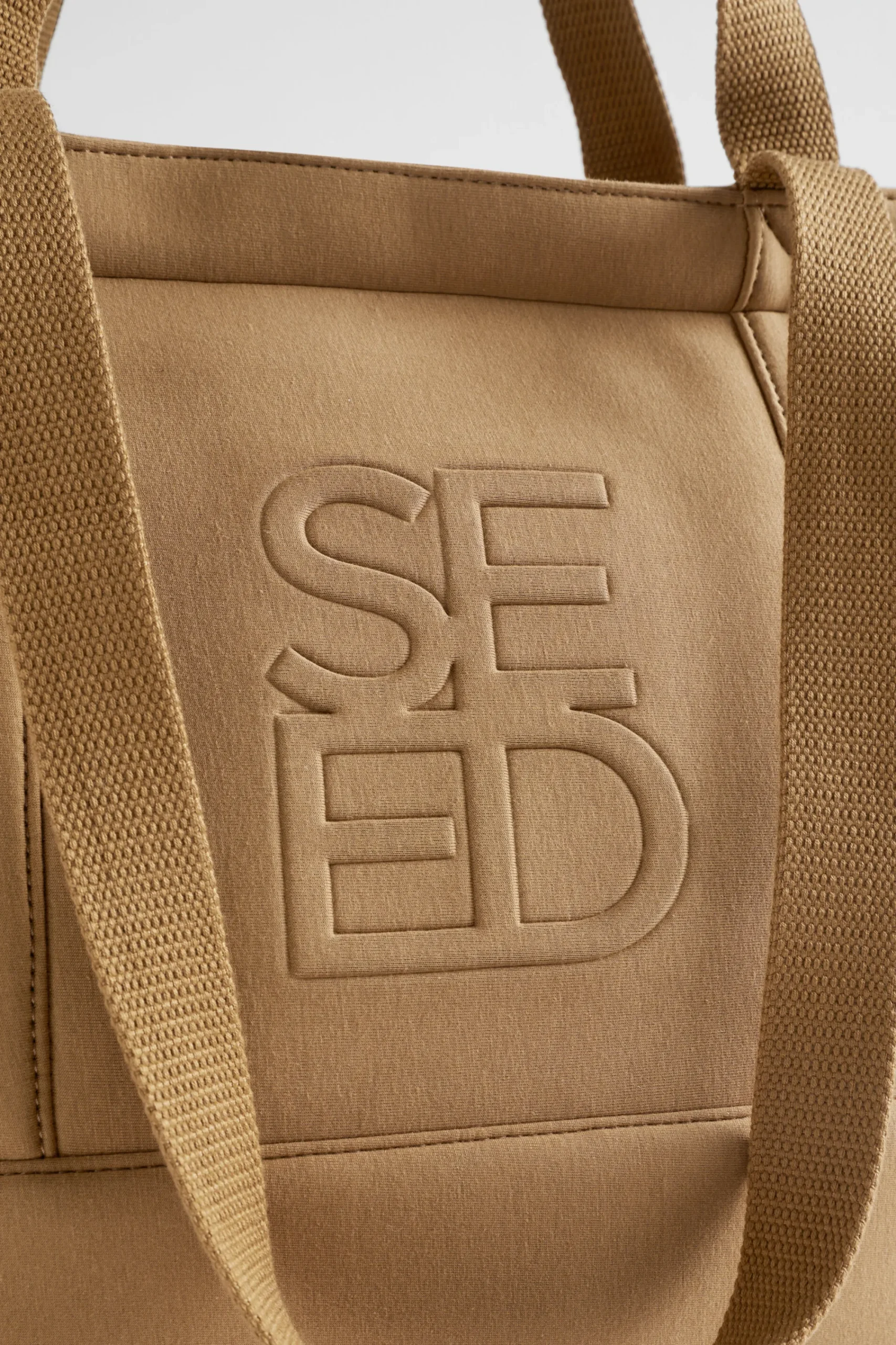Woman Seed Heritage Beach Bags-Seed Logo Jersey Overnight Bag