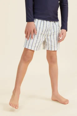 Boy Seed Heritage Swimwear-Seersucker Boardshort