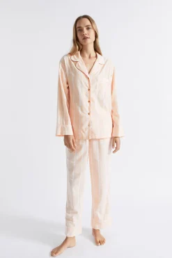 Seed Heritage Sleepwear-Seersucker Grid Sleep Bottom