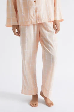 Seed Heritage Sleepwear-Seersucker Grid Sleep Bottom
