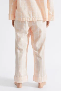 Seed Heritage Sleepwear-Seersucker Grid Sleep Bottom