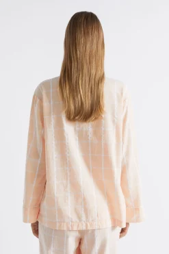 Seed Heritage Sleepwear-Seersucker Grid Sleep Shirt