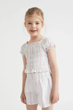 Girl Seed Heritage Shorts-Seersucker Short