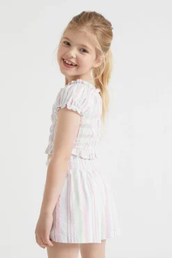Girl Seed Heritage Shorts-Seersucker Short
