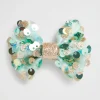 Girl Seed Heritage Hair Accessories-Sequin Bow Duck Clip