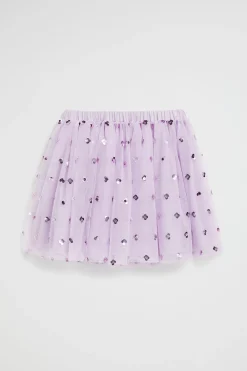 Girl Seed Heritage Skirts-Sequin Bubble Hem Daisy Tutu
