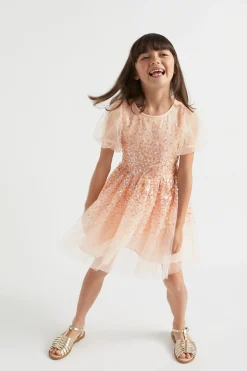 Girl Seed Heritage Dresses-Sequin Dress