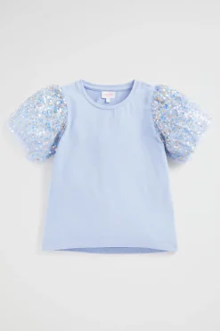 Girl Seed Heritage T-Shirts & Tops-Sequin Tee