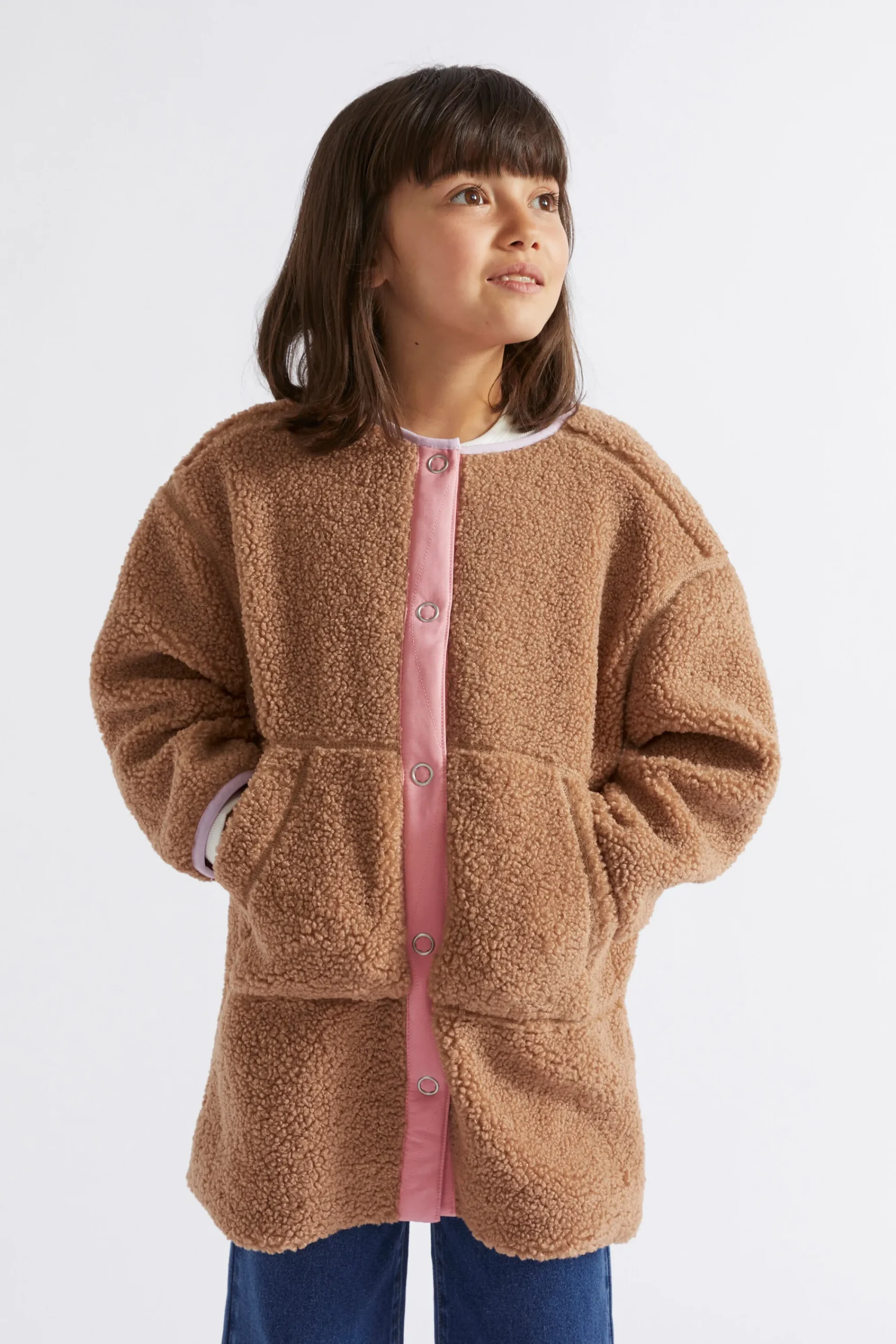 Girl Seed Heritage Jackets & Vests-Sherpa Overcoat